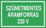 Szünetmentes áramforrás 230 V
