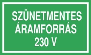 Szünetmentes áramforrás 230 V