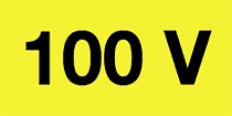 100 V