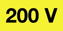 200 V