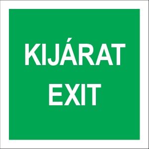 Kijárat - Exit (felirat)