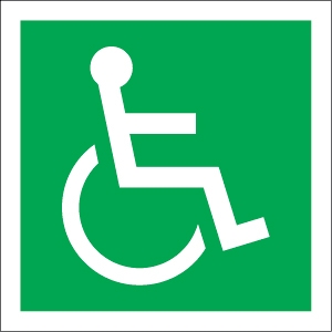 Mozgássérült piktogram (jobb)