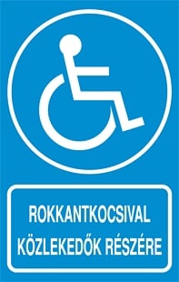 Rokkantkocsival közlekedők részére!