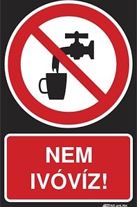 Nem ivóvíz!