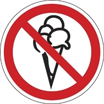 Fagylalttal belépni tilos!