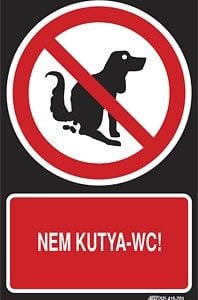 Nem kutya WC!
