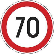 70 km/h