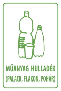 Műanyag hulladék (palack